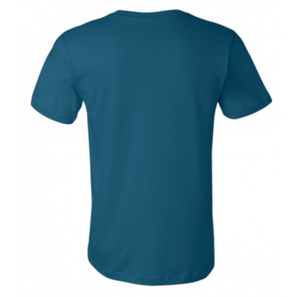 NWOT Soft Deep Teal Unisex T-Shirt - Picture 2 of 2